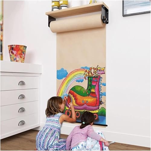 Portarrollos de papel de pared de 100cm para proyectos artísticos y dibujo infantil 2
