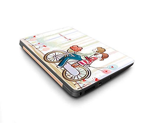 Image of Galaxsia Gift for Boyfriend Girlfriend Love in The Air Vinyl Laptop Skin /Sticker /Cover /Decal Compatible for Any 14 Inches Laptop (Hp /Dell /Sony /Acer /Lenovo /Asus. Etc) Or Notebook.