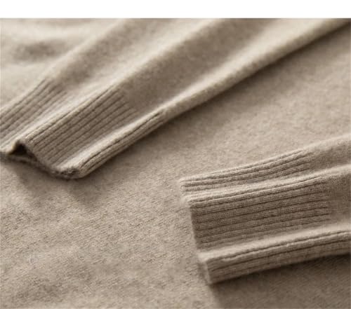 Classic Polo Cashmere Blend Sweaters for Men Fall Winter Pull Business Casual Warm Knit Pullover4