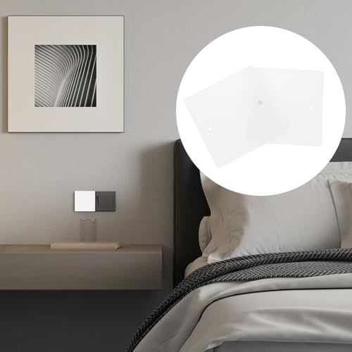 Tapas ciegas rectangulares DOITOOL de PP blanco para cuadros eléctricos 6