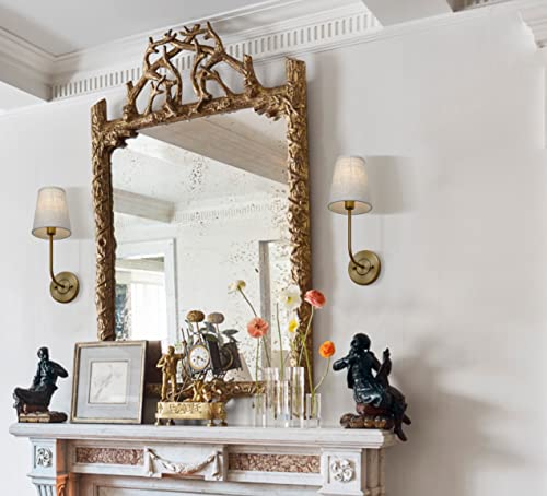 image for Buyee 2-Pack Rustic Vintage Wall Sconce Light Fixture with Flared Funn