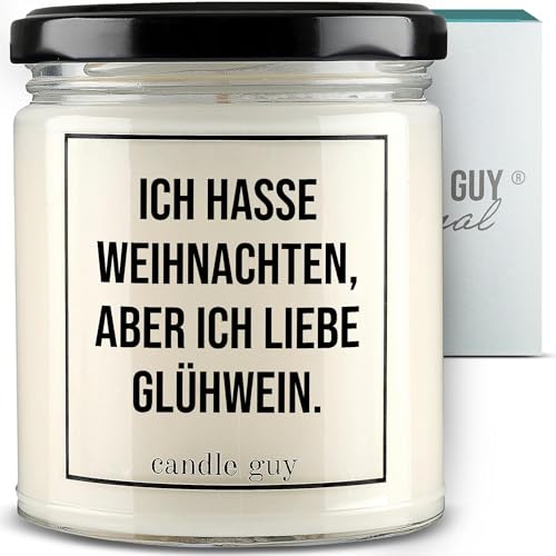 Bougie parfumée en cire de soja artisanale candle guy senteur vin chaud