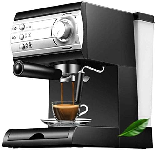 Cafetera Espresso Máquina para Café Capacidad Potente Presión con Espumador de Leche para Capuchino Latte y Mocha (15 Tazas), Negro