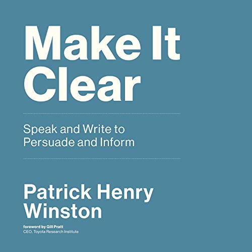 Make It Clear by Patrick Henry Winston episode artwork