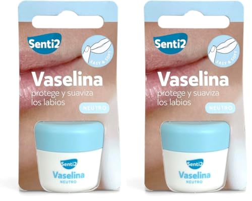 Senti2 Vaselina Labial Neutra -20ml (Paquete de 2)