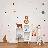 🎁 PERFEKTE GESCHENKIDEE: Egal ob Mädchen oder Junge, wiederablösbare Wandtattoos sind immer ein tolles Geschenk um Kinderzimmer zu verzaubern.