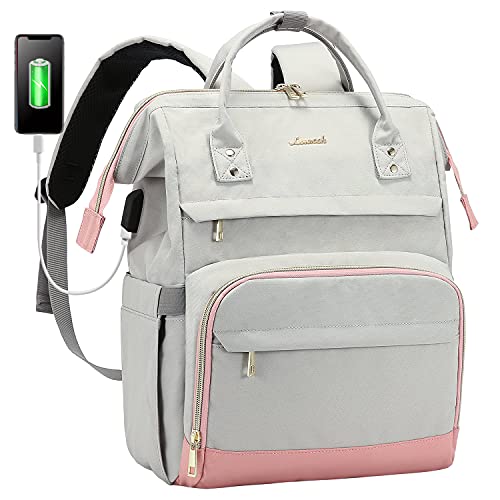 LOVEVOOK Laptop Backpack for Women Work Backpack Purse 15.6 Inch Travel