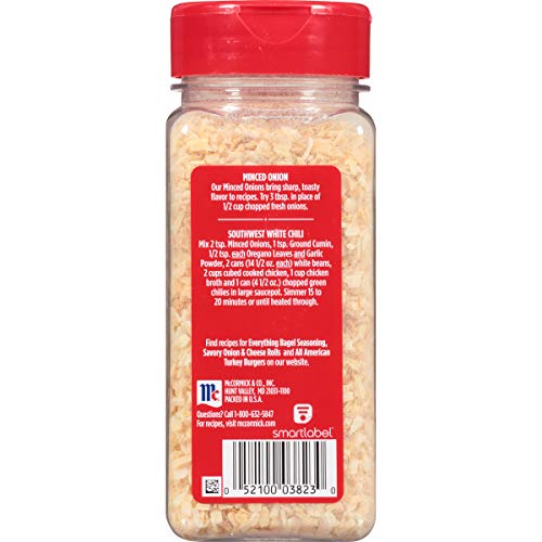 Mccormick Table Ground Black Pepper, 16 Oz & Minced Onions, 6.37 Oz #TOP5