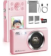 Amazon.co.jp: LAMA デジカメ 4k デジタルカメラ コンパクト 4400万高