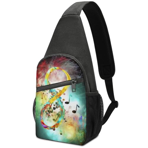 Mochila tipo Sling Bag para senderismo y uso casual miniatura 1