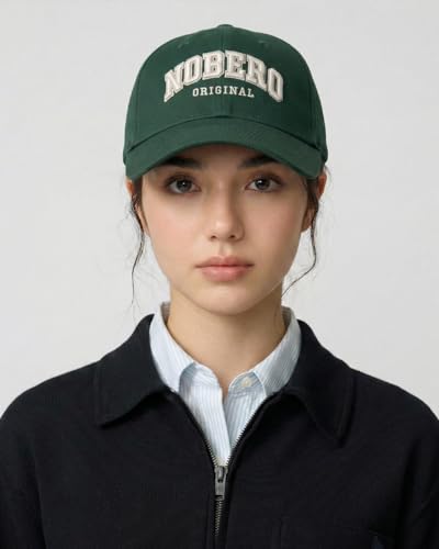 Image of Nobero Caps for Men | Premium Cotton Baseball Cap | Sports Cap for Men with Adjustable Strap | Stylish Casual Everyday Wear Cap | Breathable Unisex Lightweight Cap