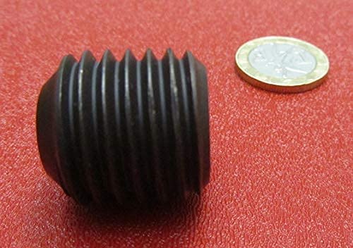 Black Oxide Finish Alloy Steel Cup Point Set Screw 1"-8 x 1.00" Length 3 pcs
