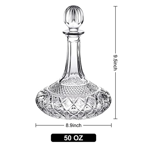Paysky 50 OZ 50Oz Wine Decanter Crystal Bottle thumb #1