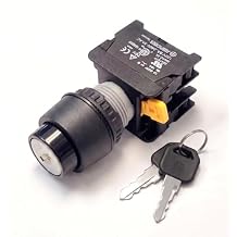 Alpinetech KS-22 22mm Key Lock Selector Switches Maintained KS-22-2P