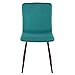 EdgeMod Wadsworth Dining Chair with Walnut Legs (Green/Walnut)