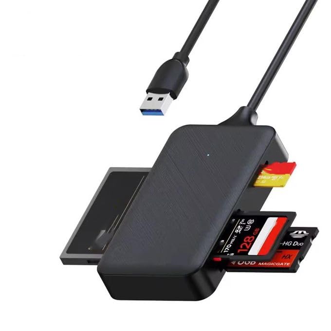 WISTAR 4 in 1 USB Card Reader SD/TF/CF/MS Smart Memory Card Reader for PC Laptop