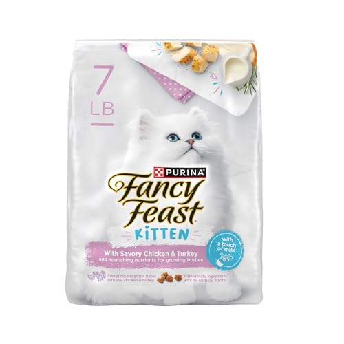 Purina Fancy Feast Kitten With Savory Chicken and Turkey Kitten Dry Food - 7 lb. Bag