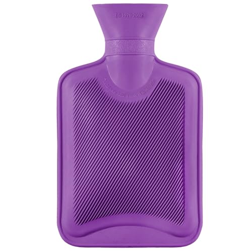 1 Liter Microwaveable Silicone Hot Water Bottle With Cover, MEETRUE... Fast Ship