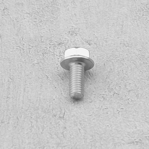 Image of 5PCS Left Hand Thread Bolt M8x18mm Full Threaded Hex Flange Bolts Carbon Steel for Drill Chuck Hand Drill Cutting Machine Silver