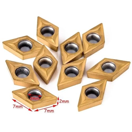 4x Portaherramientas Torneado 12mm con 10 Insertos Carburo miniatura 6