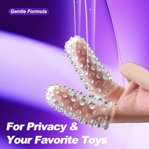 Image of SiYi Water-Based Personal Lubricant, Oil-Like Silky Glide, Non-Sticky & Easy Clean, Toy Compatible Lube for Solo & Couples, Pump Dispenser + Finger Sleeves, 4 Fl oz (120 mL)