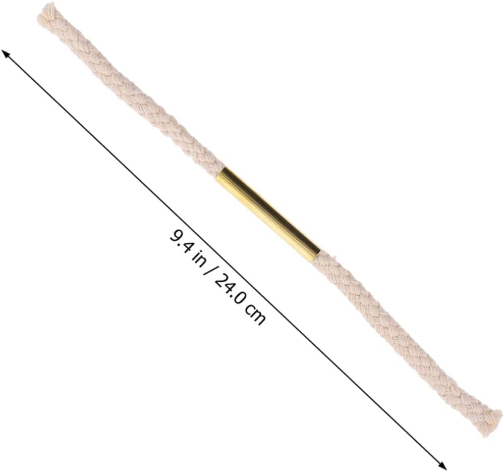 2 Pieces Survival Wick Cord Fire Starter Ropes Outdoor Camping Flammable Hemp Wick Cords Emergency Survival Fire Lighting Tool