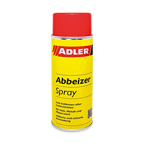 ADLER sverniciatore in formato spray, 400 ml: sgrassatore per la rimozione di pittura e vecchie superfici, altamente efficace per legno, metallo, pietra e cemento