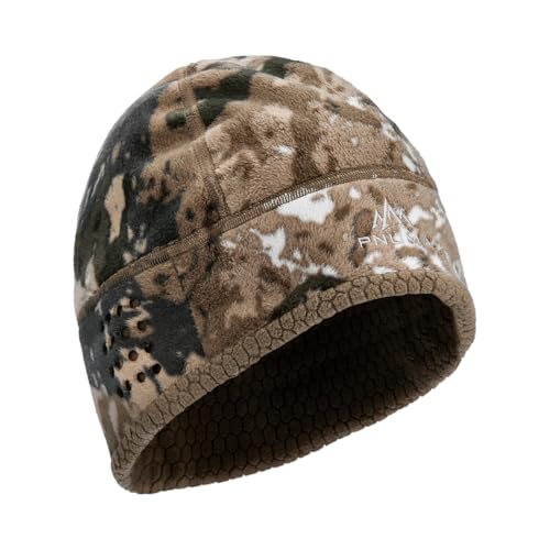Pnuma Outdoors Vintis Beanie, Wind-Blocking Fleece, Caza Camo, OSFM (VT-BN-OV)
