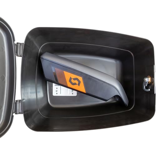 Westmark Touring Tresor – Fahrradkoffer für alle Gepäckträger, inkl. Befestigungsmaterialien und 3 Reflektorbändern, diebstahlsichere Befestigung – 14 Liter, 543022E6