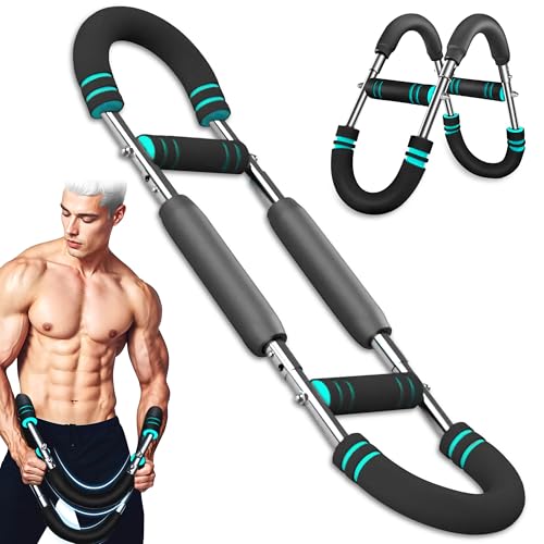 Adjustable Twister Arm Trainer for Men & Women - Full Upper Body Gorila Bar - Strengthens Arms, Shoulders, Grip & Chest Workout Equipment - Space-Saving, Detachable Design for Home or Gym (60-100 Lb)