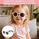 BOULESENM Baby Sonnenbrillé,Polarisierte Baby Sonnenbrillen mit Riemen Verstellbar,Sonnenbrille Kinder,Sonnenfilter UV400 Schutz Sonnenbrillé,für Säugling Kleinkind Neugeborenen Mädchen Jungen
