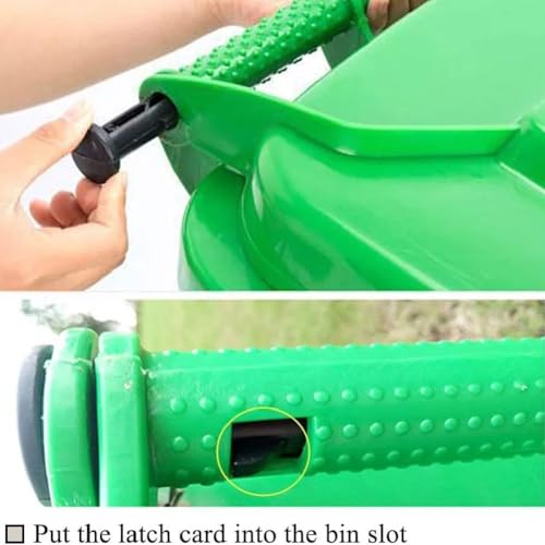 Trash Can Lid Latch Pins, Trash Can Lid Replacement, Rotating Hinge Axle Plug OD 2CM Link Bolts for Wheelie Garbage Collector with Wheel Rollout Disposal Bin Commercial Waste Container (6pcs) - Thumbnail 6
