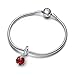 Pandora Red Ladybug Dangle Charm - Compatible Moments Bracelets - Jewelry for Women - Gift for Women in Your Life - Made with Sterling Silver & Enamel