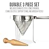 Weston Stainless Steel Cone and Pestle Set (83-3030-W), 2 Quart Capacity, Dishwasher Safe, 1.9-Liter, Silver #1