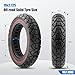 Amitor 10X2.125 Off Road Tire for Electric Scooter, 10 Inch Solid Rubber Tires Compatible with Ninebot F20/F30/F40/F65, Tubeless Solid Tiyes for Electric Scooter, Red or Colorful 2PCS (Red)