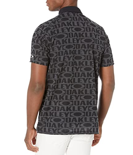 Oakley Polo Jaquard Rc empilhada, Blackout, PP
