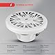 Pyle Subwoofer PLMRW8 4 Ohm Widerstand in Weiß, 400 W, 20,3 cm