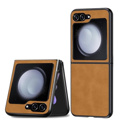 Coque Samsung Galaxy Z Flip 5 5G antichoc marron ultra légère