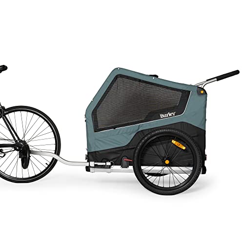 Burley Bark Ranger Fahrradanhänger Schwarz/Blau Einheitsgroße