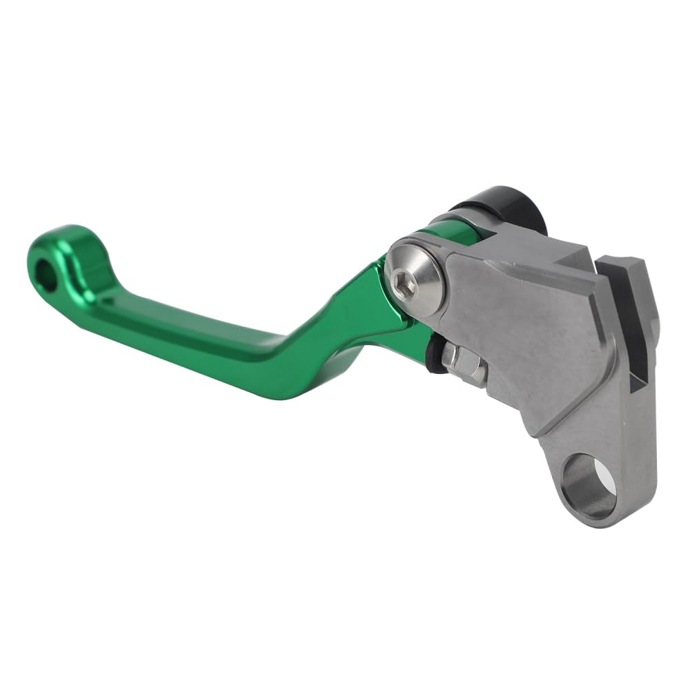 Leva Freno Moto Dirt Bike Leva Frizione Pieghevole in Alluminio per KLX 140 KLX140L 08-23 KLX140G 17-23 Motocross Verde