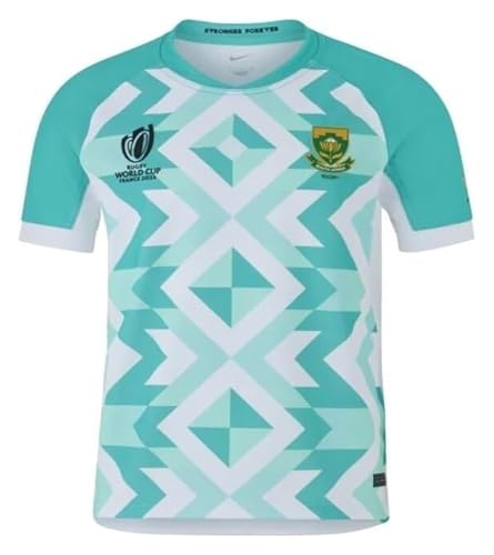 R.W.C Springbok Stadium 2025, camiseta de rugby, camiseta de fútbol para hombre (1 pieza), verde, L