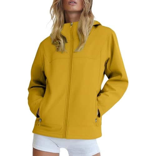 Chubasquero negro corto mujer y chaqueta impermeable softshell ligera para senderismo ciclismo