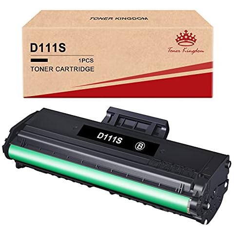 Toner Kingdom Compatible Toner Cartridge Replacement for Samsung MLT-D111S D111S for Xpress M2026W M2026 M2070W M2070 M2020 M2020W M2022 M2022W M2070F M2070FW M2078W (Black, 1 Pack) Cover