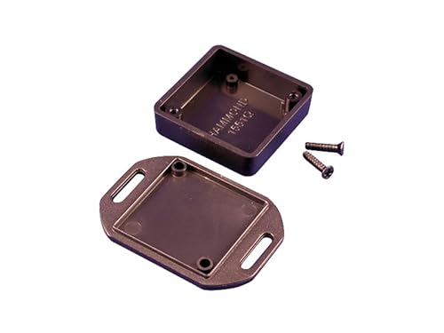 Hobby Components HAMMOND 1551QFLBK MINIATURE PLASTIC ENCLOSURE FLANGED 40 X 40 X 15 BLACK
