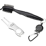 Mile High Life All Metal Foldable Golf Divot Tool with Magnetic Ball Marker & Club Groove Cleaner...