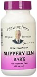 Dr Christopher's Formula Slippery Elm Bark, 100 Count
