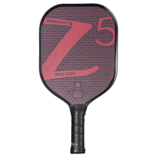 ONIX Graphite Z5 Pickleball Paddle (Graphite Carbon Fiber Face with Rough Texture Surface, Cushion Comfort Grip and Nomex Honeycomb Core for Touch, Control, and Power), Red by Onix - Image 7