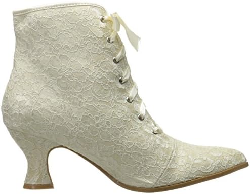 Ellie Shoes Women's 253-elizabeth Ankle Bootie, White, 7 M US | Image 5