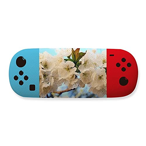 Étui de rangement pour lunettes roses blanches boîte rigide femme lunettes de vue