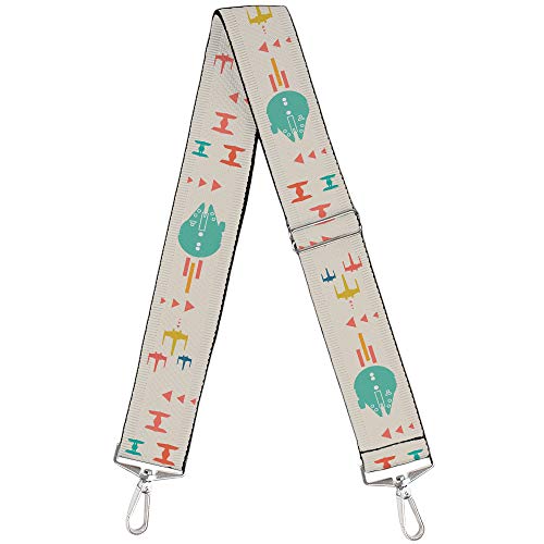 Purse Strap Star Wars Millenium Falcon TIE Fighters X Wing Starfighters 2 Inches Wide